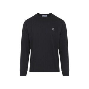 Stone Island Long-Sleeve Cotton T-Shirt With Design - NWT